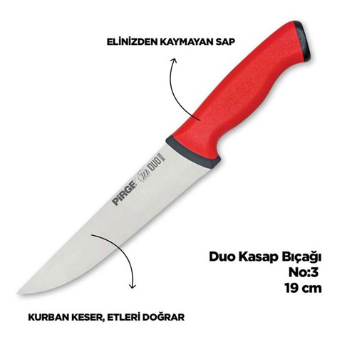 Pirge Duo Kasap Kurban Bayramı Bıçak seti