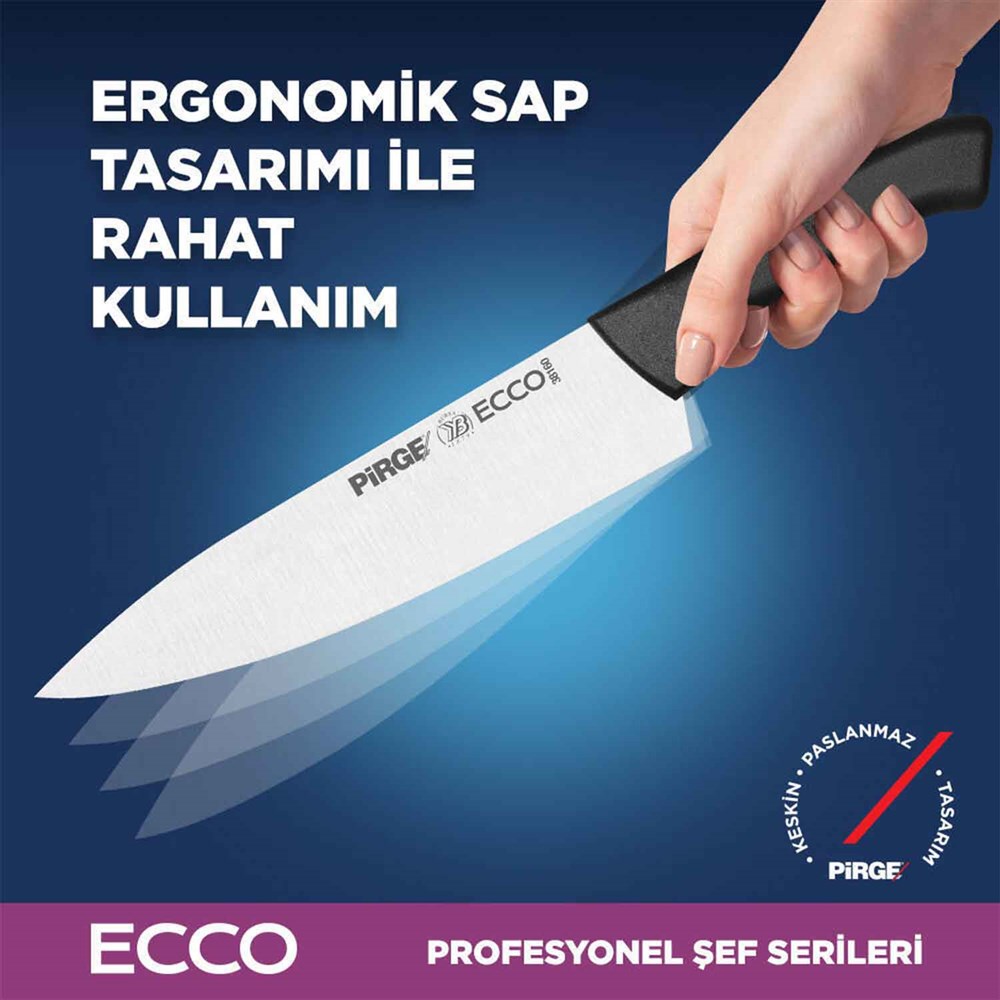 Pirge Ecco 5 li Bıçak Seti, Çantalı
