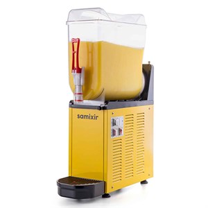 Samixir Ice Slush Mono Buzlu İçecek Granita Makinesi 12 Litre Sarı, Samixir, Slash Karlı İçecek Makineleri